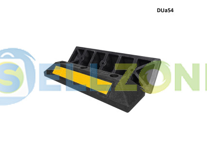 Λαστιχένιο στοπ τροχών για στάθμευση με ανακλαστικό στρώμα -DUa54